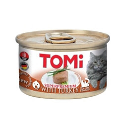 Tomi - Tomi Hindi Etli Tahılsız Kedi Konservesi 85 Gr