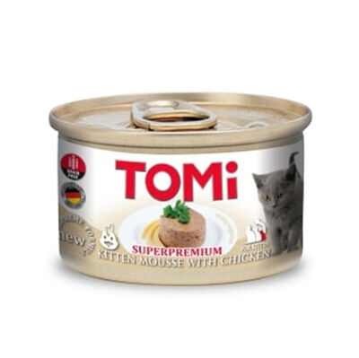 Tomi Kitten Tavuk Etli Tahılsız Yavru Kedi Konservesi 85 Gr