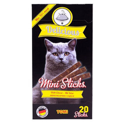 Tomi - Tomi Mini Stick Peynirli Kedi Ödülü 20x2 Gr 40 Gr - (20 li Paket)