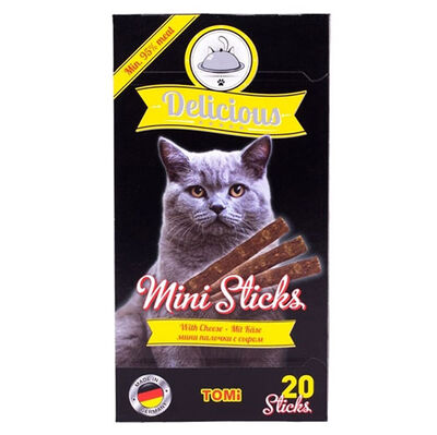 Tomi Mini Stick Peynirli Kedi Ödülü 20x2 Gr 40 Gr - (20 li Paket)