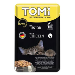 Tomi - Tomi Pouch Junior Kümes Hayvanlı Yavru Kedi Maması 100 Gr