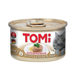 Tomi - Tomi Tavuk Etli Tahılsız Kedi Konservesi 85 Gr