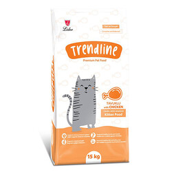 Trendline - Trendline Kitten Tavuk Etli Yavru Kedi Maması 15 Kg