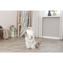 Trixie Kedi Oltası, Peluş Balıklı, Kediotlu 46cm - Thumbnail