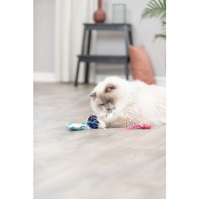 Trixie Kedi Oyuncağı, Deniz Canlıları Şeklinde, Peluş, Kediotlu 5-8cm