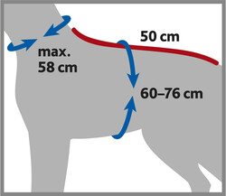 Trixie Köpek Havlu Bornoz M - 50 cm - Gri - Thumbnail