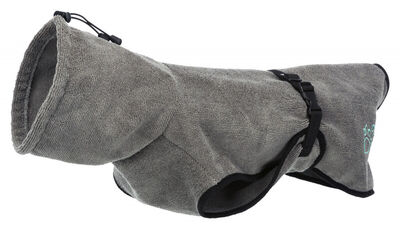 Trixie Köpek Havlu Bornoz, S: 40 cm, Gri