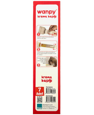 Wanpy Creamy Treat Kedi Ödülü Krema Kaşığı - 7 Adet