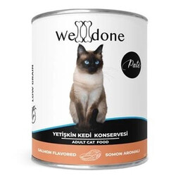 WellDone - Welldone Somon Etli Pate Yetişkin Kedi Konservesi 415 Gr