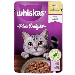 Whiskas - Whiskas Pouch in Jelly Tavuklu Kedi Yaş Maması 85 Gr