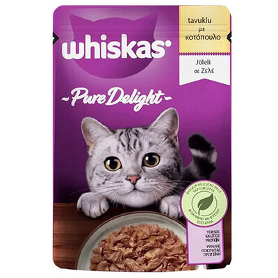 Whiskas Pouch Pure Delight Güveçte Tavuklu Kedi Yaş Maması 85 Gr